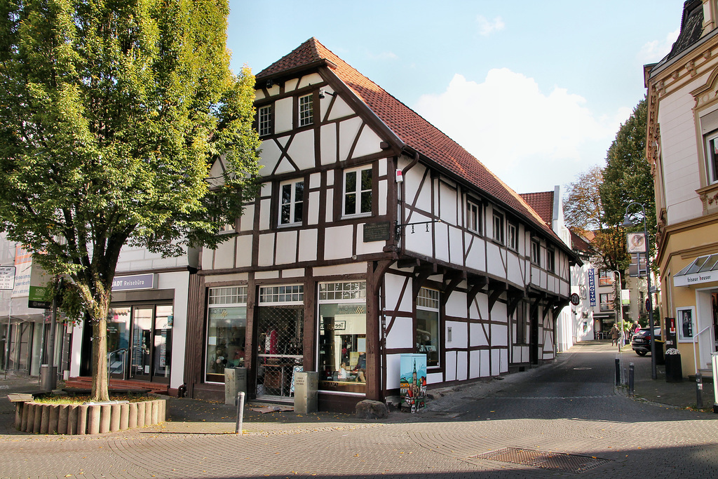 Fachwerkhaus am Caspargässchen (Recklinghausen-Innenstadt) / 3.10.2017