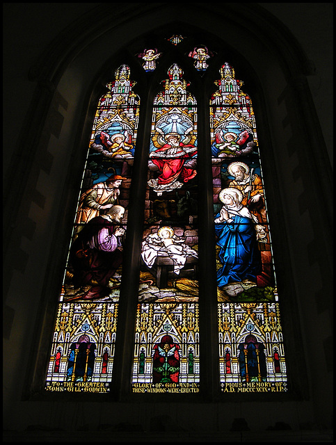 stained glass window