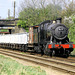 GWR 2800 class 2-8-0 3850 on 9C30 14.20 Loughborough - Rothley goods at Woodthorpe GCR 9th April 2011