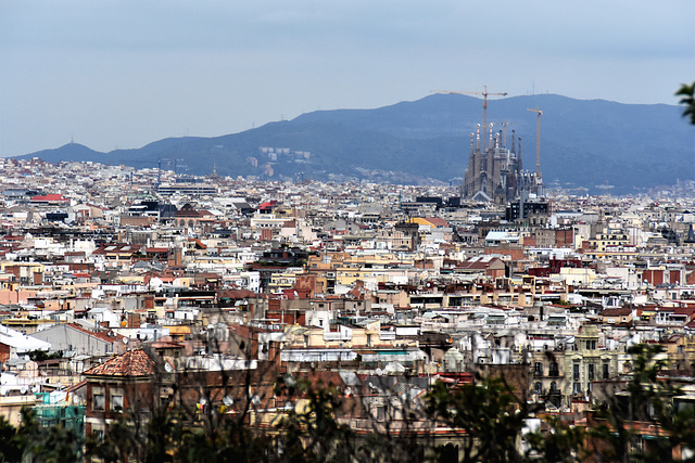 Blick von Museu Nacional d'Art de Catalunya