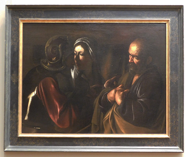 he Denial of St. Peter by Caravaggio in the Metropolitan Museum of Art, January 2020