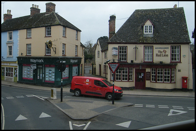 post at the Red Lion