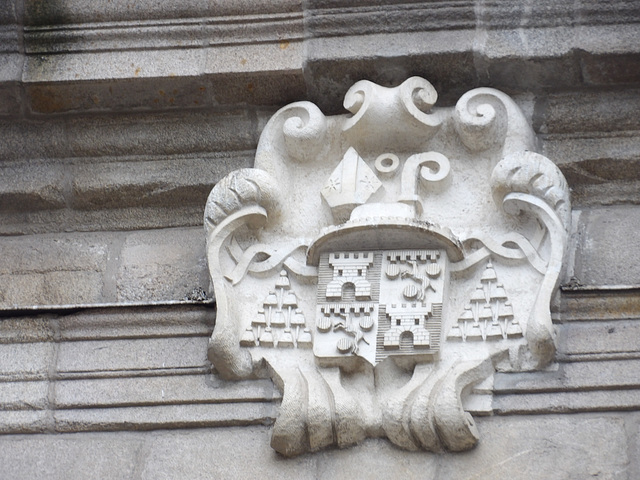 Extérieur de la cathédrale Saint Pierre à Rennes (35)