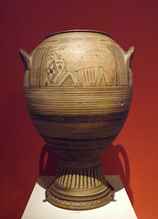 Boeotian Pithos-Amphora in the National Archaeological Museum of Athens, June 2014