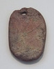 Pendant Stone Amulet in the Archaeological Museum of Madrid, October 2022