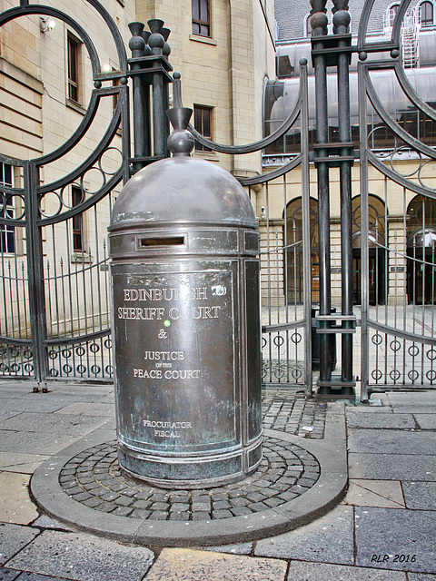 Edinburgh, Gerichtsbriefkasten