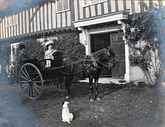 Manston Hall, Whepstead, Suffolk c1900