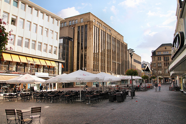 Marktplatz in der Recklinghauser Innenstadt / 3.10.2017