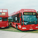 Preserved LT RM120 (SSL 809 ex VLT 120) and First London ESQ64993 (LK53 MBV) at Showbus, Duxford - 26 Sep 2004