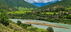 One of Bhutan's Longest Suspension Bridges