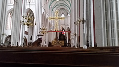 The Dome, pews and altar