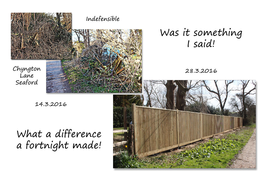 The indefensible is now defensible - Seaford - 28.3.2016