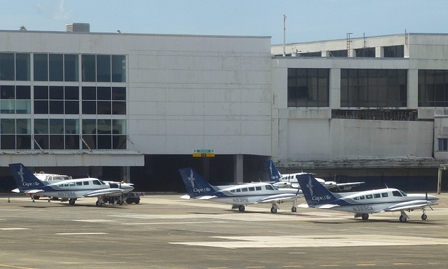 Cape Air Cessna Quartet at SJU - 19 March 2019