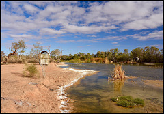Central Australia waterhole or billabong