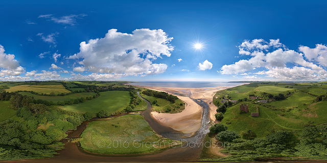 Lunan Bay and Red Castle, Scotland - 26-06-2016