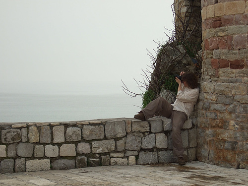 Budva battlements
