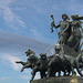 Die Quadriga über dem Hauptportal der Semperoper