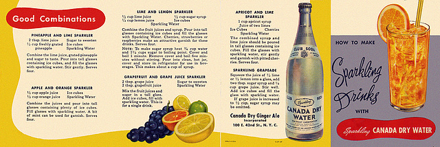 Canada Dry Leaflet, c1947