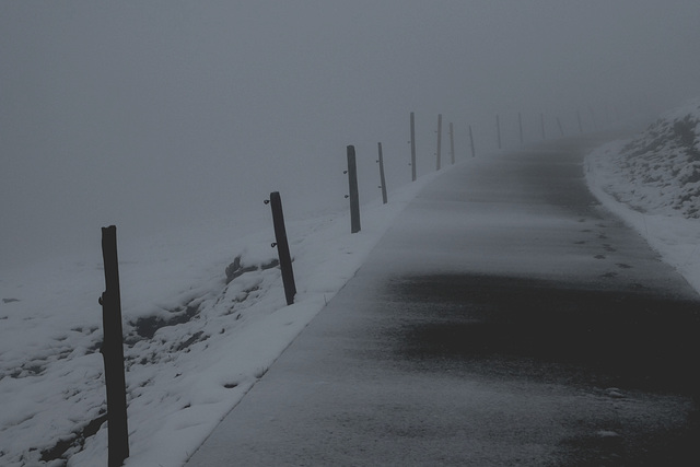 Erster Schnee im Oktober