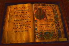 Italy, Duomo di Siena, Medieval Musical Manuscript in the Libreria Piccolomini