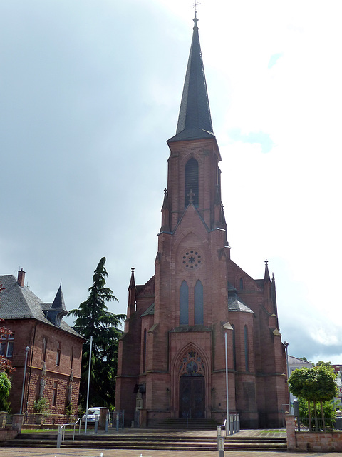 Die Martinskirche am Ludwigsplatz