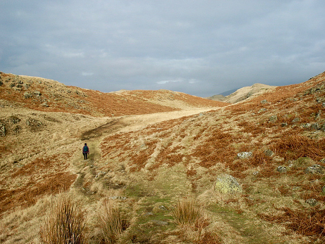 Along the High Rigg ridge