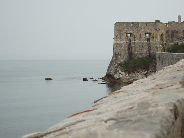 Budva battlements