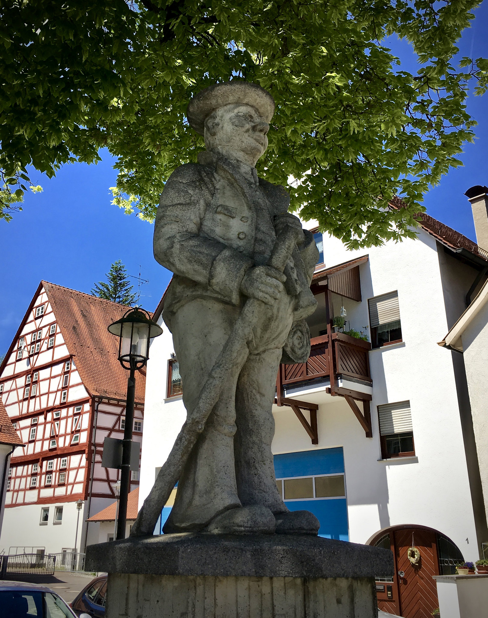 Der Kondebrunnen in Scheer