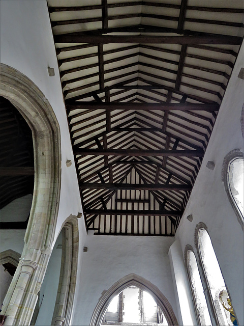 rye church, sussex (53)roof of n.e. chapel, perhaps c18?