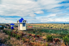 Patagonian bus stop