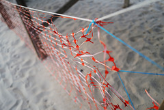 Fencing the beach... HFF