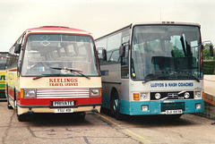 Coaches at RAF Mildenhall Air Fete – 28 May 1994 (225-35)
