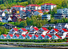 Fiordi Tromsø : un quartiere di casette -  SPC 5/ 2019 "effetto domino" v. 4
