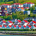 Fiordi Tromsø : un quartiere di casette -  SPC 5/ 2019 "effetto domino" v. 4