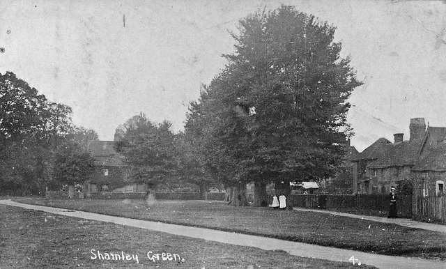 Shamley Green - post card sent 1920