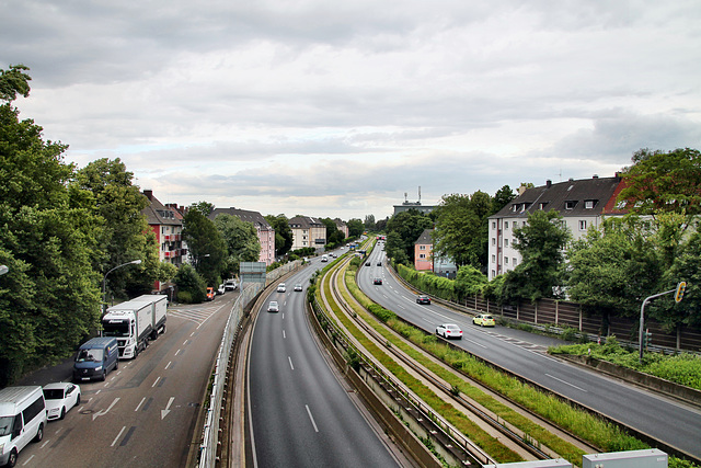 Ruhrschnellweg bei Huttrop (Essen) / 15.06.2024