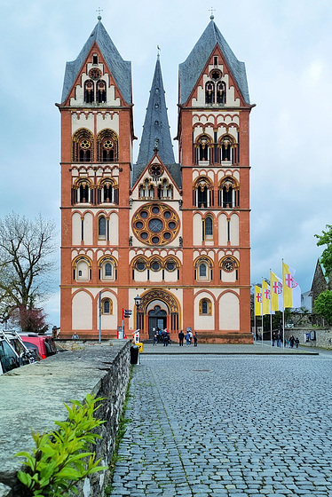 HFF. Der Dom zu Limburg, Lahn, Deutschland