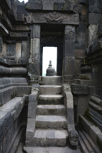 Indonesia, Java, Passage through the Temple of Shiva in the Temple Compound of Prambanan Indonesia, Java, Passage through the Temple of Shiva in the Temple Compound of Prambanan