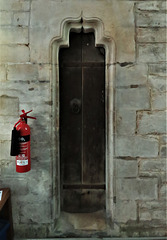 aldwincle st peter church, northants   (9) c14 doorway in tower