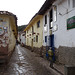 Cobbled Street In San Blas