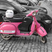 pink Vespa