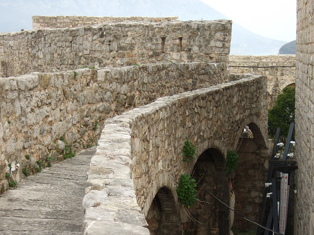 Budva battlements