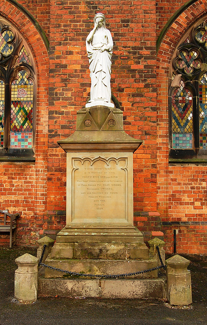 Park House Colliery Disaster Memorial, Clay Cross Cemetery, Derbyshire