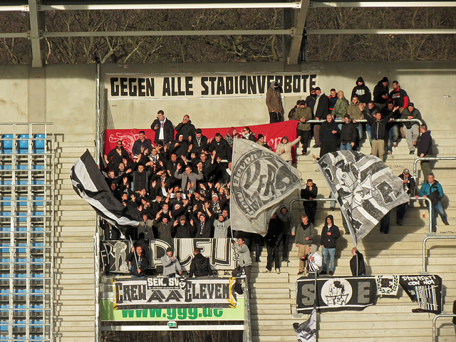 Mitgereiste Fans vom VfR Aalen