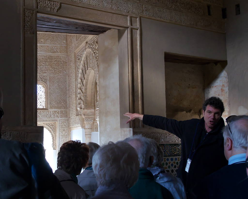 Tour Guide at Alhambra