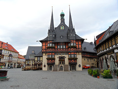 Das schöne Rathaus in Wernigerode