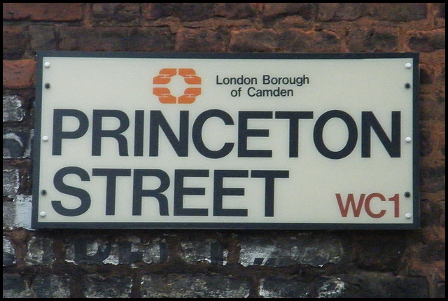 Camden borough street sign