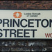 Camden borough street sign