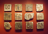 Ceiling Tiles from the Dura-Europos Synagogue in the Yale University Art Gallery, October 2013