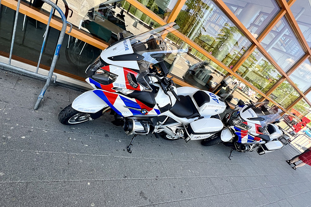 Police BMW motorbikes